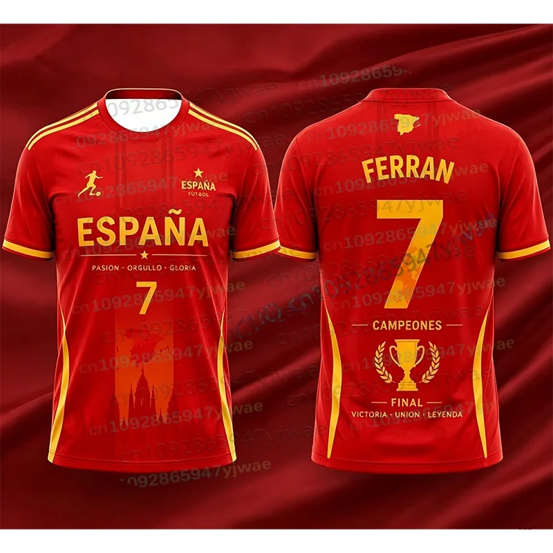 26 Special Edition Graffiti FERRANN Yamal Football Jersey Training Uniform Breathable Oversize Unisex Sport Adult Kid Set Tshirt