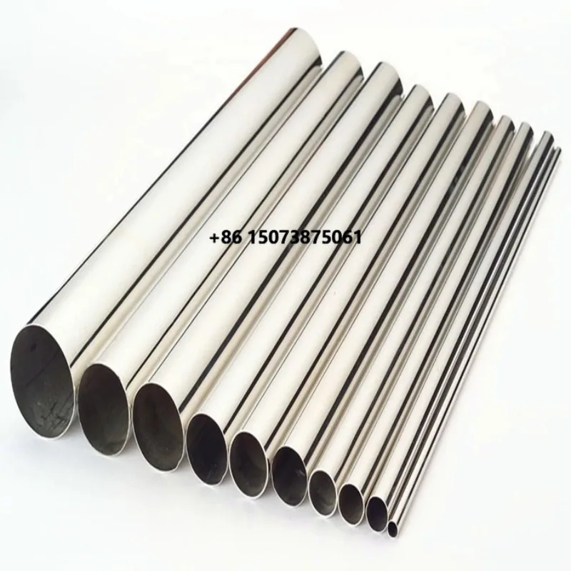 High Purity 201 304 304L 316 316L 904L 409L Round Stainless Steel Seamless Motorcycle Exhaust Pipes