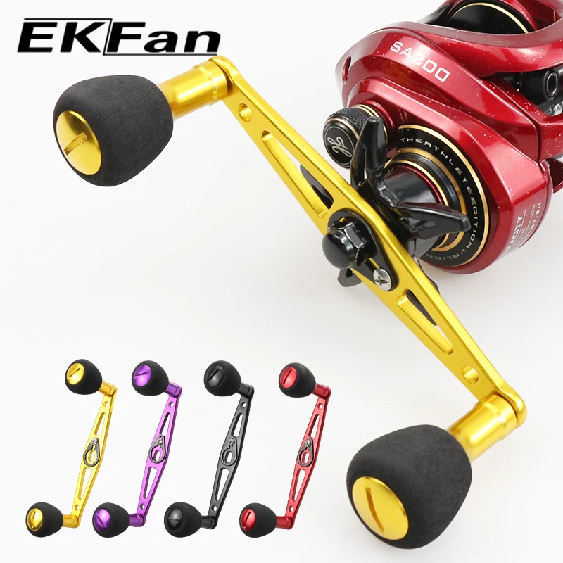 EKFan Fit A/S/D 110mm Aluminiumlegierung Baitcasting Angelrollengriff 8*5/7*4mm Loch Angelzubehör Köderrollen-DIY-Teile – Detail 10