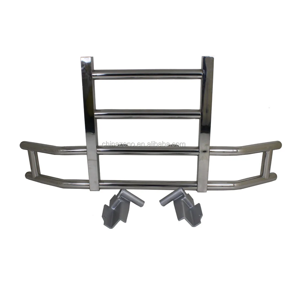

Semi TRUCK VNL 630 670 730 780 MOOSE DEER GRILLE GUARD BUMPER STAINLESS STEEL