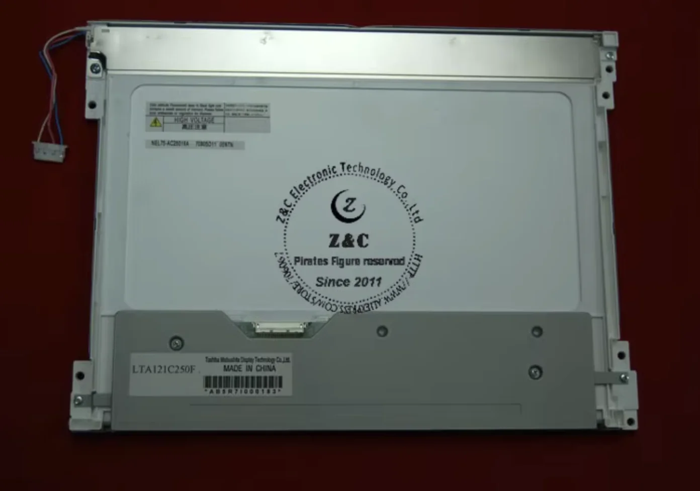 

LTA121C250F Оригинальный 12,1-дюймовый промышленный ЖК-экран 1024 (RGB) * 788, панель дисплея для Toshiba Matsushita