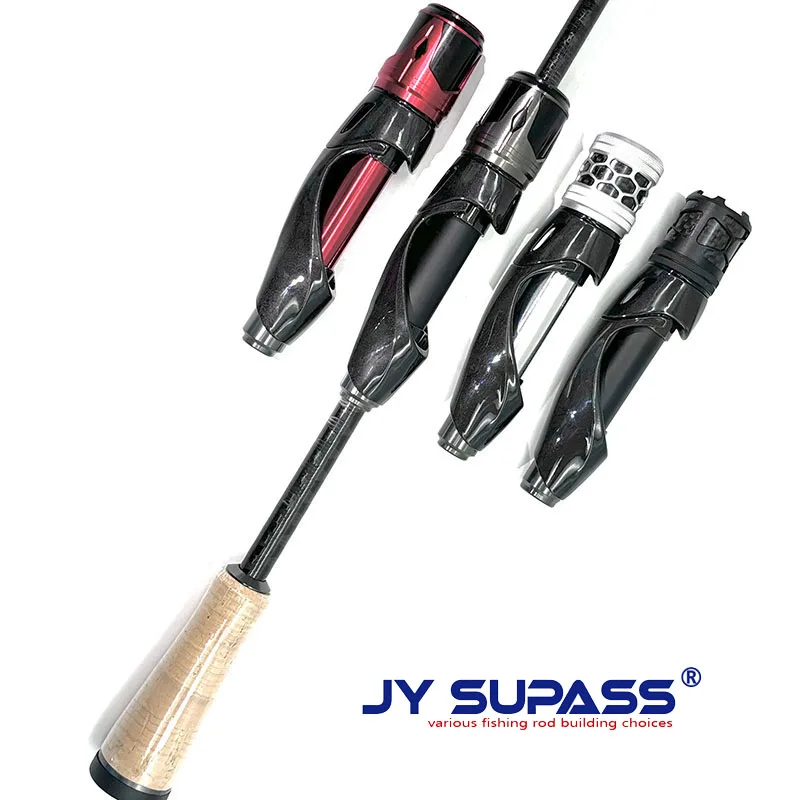 JY SUPASS BYS custom fishing rod custom reel seat carbon Fishing Rod Cork Handle for rod repair Fishing Rod Repair Kit
