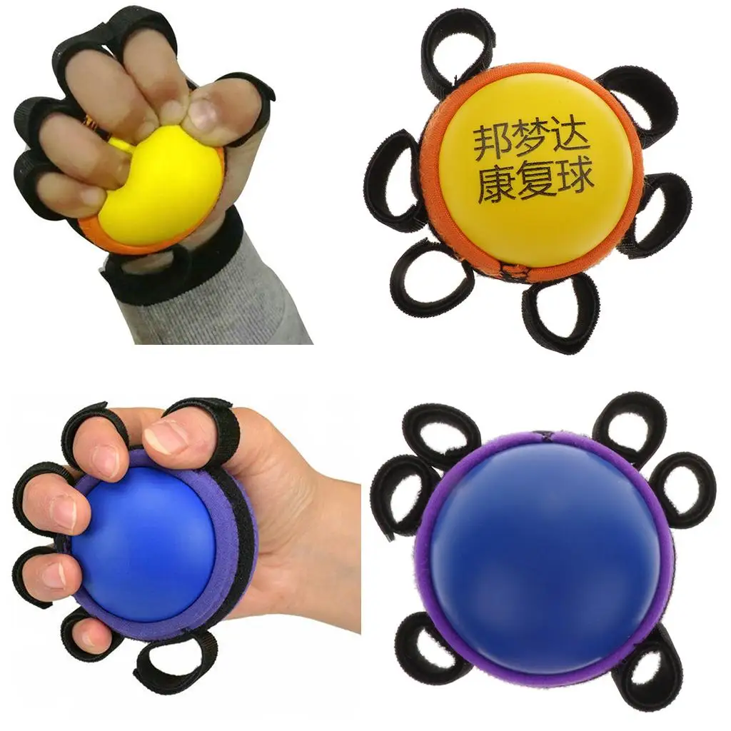 Squeeze Stress Relieve Finger Resistence Ball for Hand Grip Strengthening