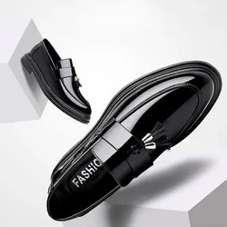 Men's Business Dress Shoes Slip-on Shoes Men Leather Shoe Summer Loafers Classic Wedding Shoes Comfortable Zapatos Para Hombres