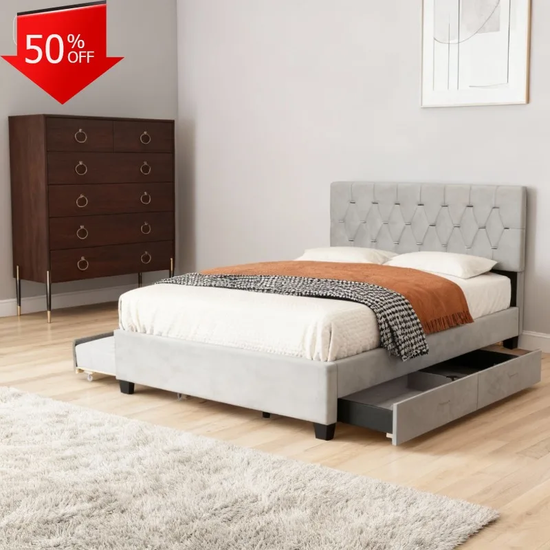 

Retractable Wall Bed Frame King Size Individual Beds Bedroom Cabinet Portable Folding Bed Bedrooms Furniture Home Lit Double