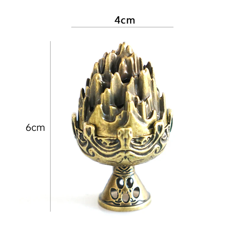 Alloy Mini Boshan Incense Burner Chinese Ancient Home Indoor Decoration Sandalwood Stick Cense Holder Desk Ornaments