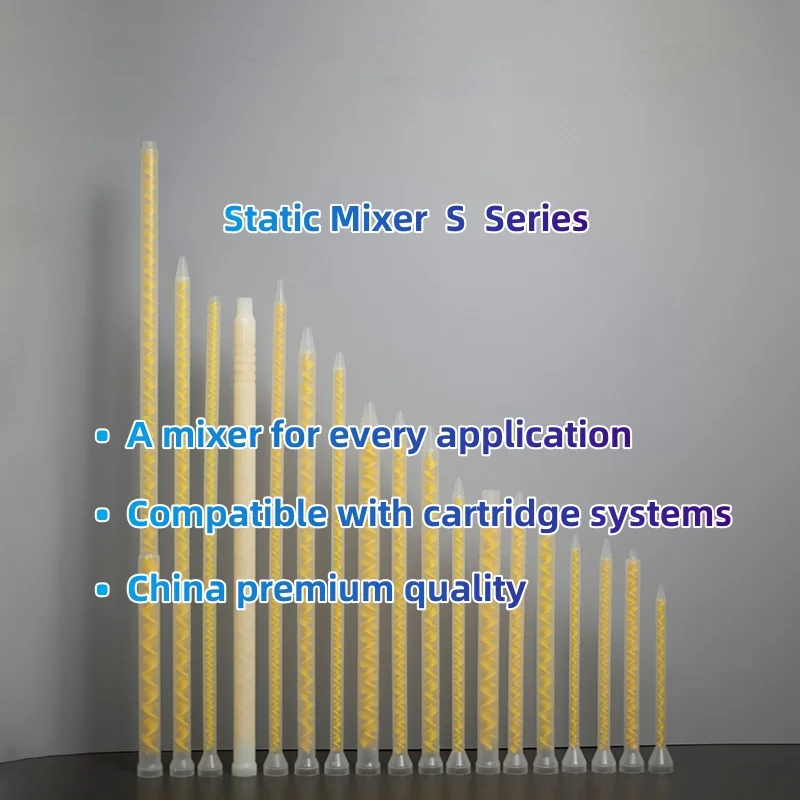 Epoxy Resin Mixing Nozzle Static Mixer - close-up view