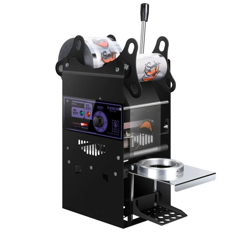 

Manual milk tea sealing machine, juice soy milk beverage cup sealing machine