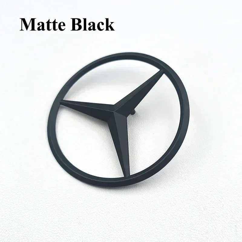 3d ABS Black Rear Trunk Star Logo For Mercedes Benz W203 W204 W205 W212 W213 W176 W177 W222 W223 W117 W246 X156 X253 Accessories view 6