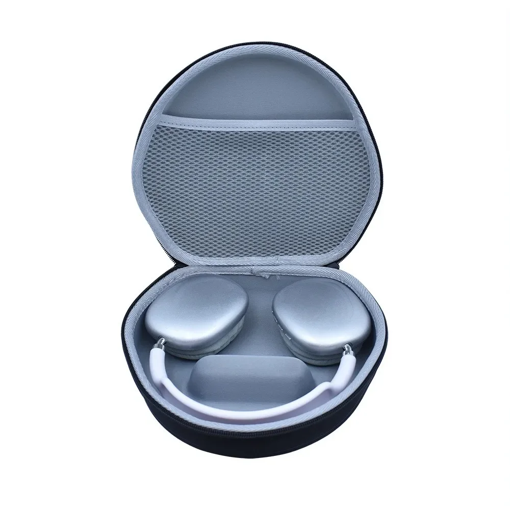 Estojo rígido para novos airpods max, estojo de viagem para fone de ouvido, bolso de malha, airpods max, bolsa de armazenamento portátil protetora