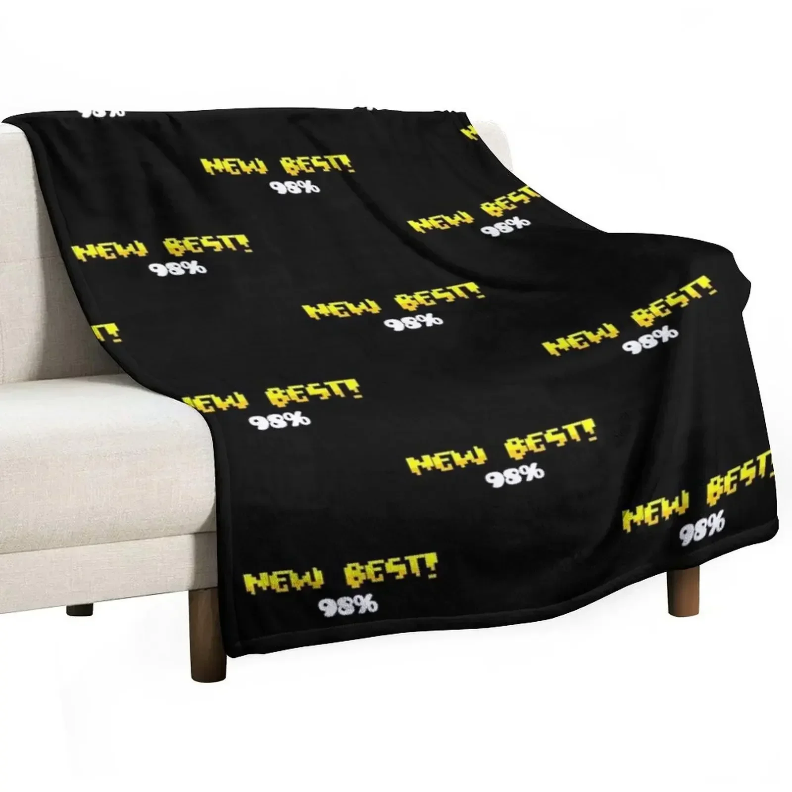 Geometry Dash Rage 98 Throw Blanket Weighted Sofa Blankets