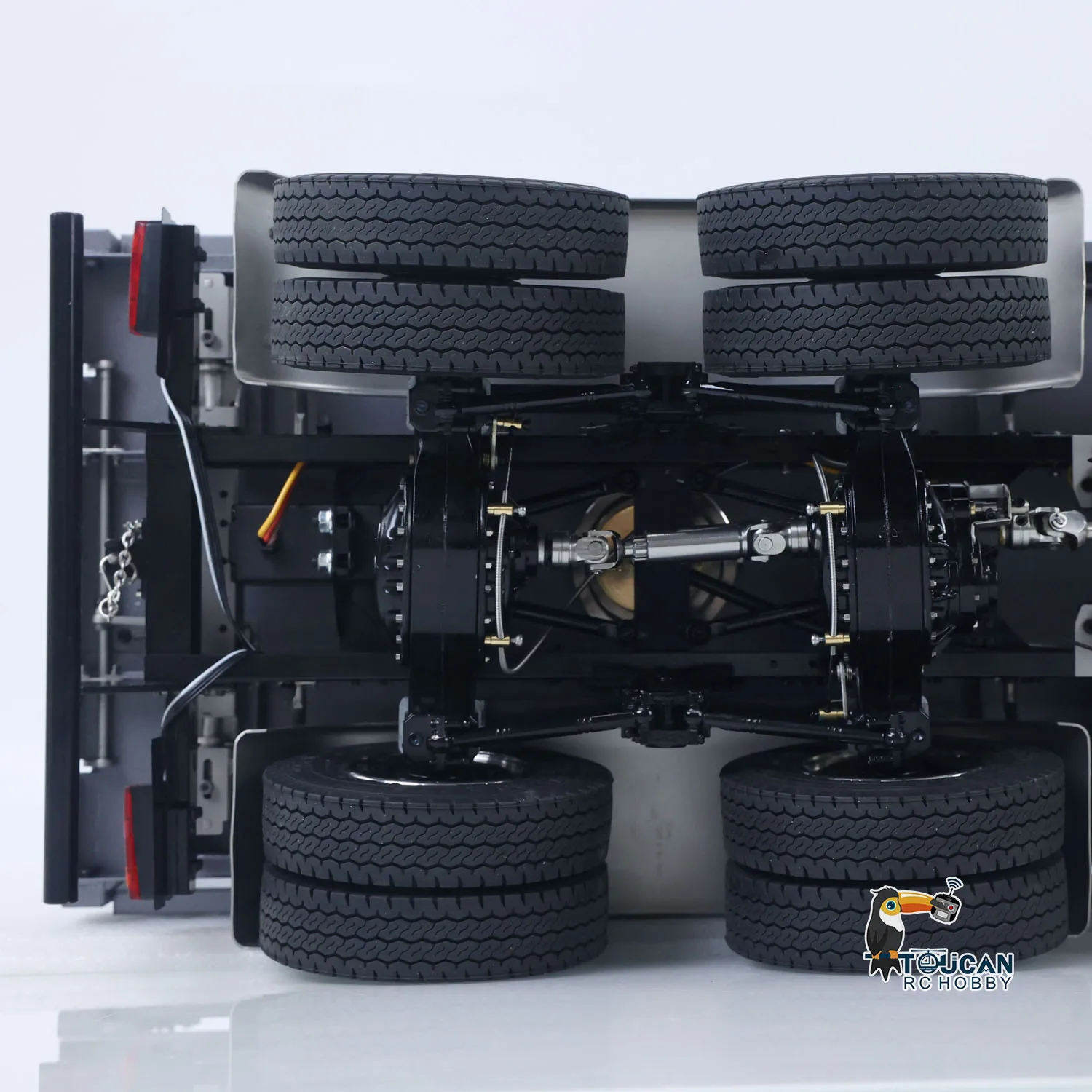 1/14 유압식 RC 덤프트럭 6x6 메탈 무선 조종 완제품 팁퍼 자동차 3단 기어박스 라이트 사운드 자동차 (남아용)