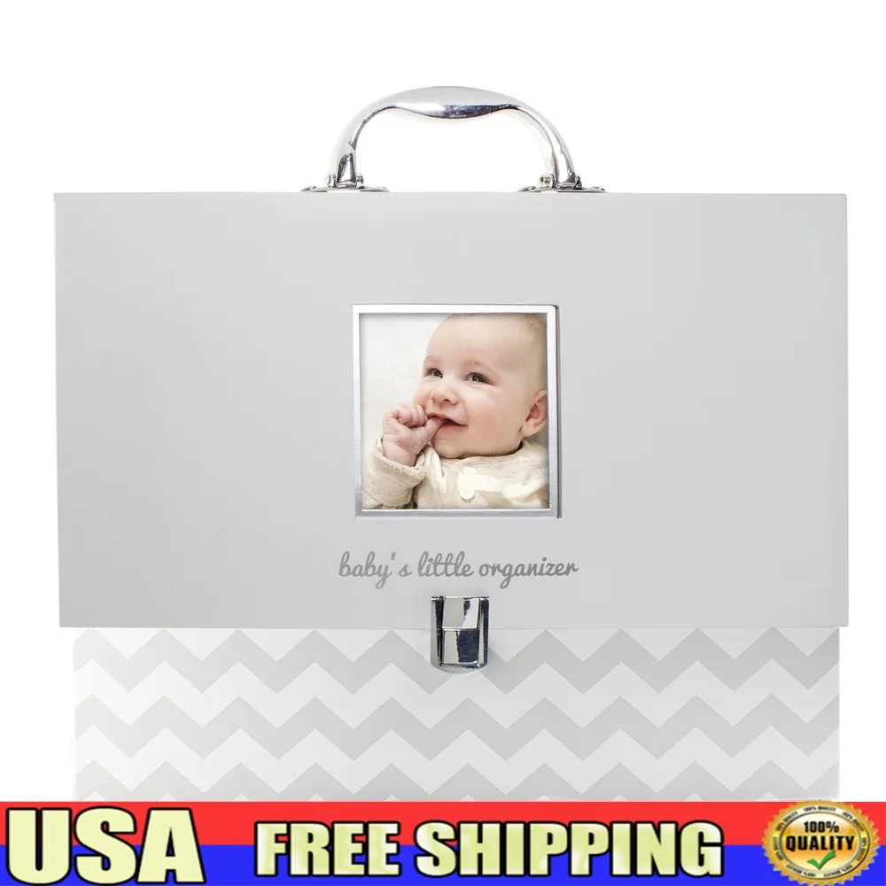 

Портфель-органайзер для детских документов с ручкой для переноски, 9-папки для файлов, аварийная контактная информация, портативный файл для хранения детских сувениров