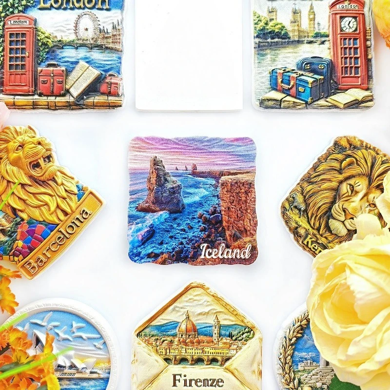 Snæfellsnes Peninsula Fridge Magnet - 3D Iceland Souvenir Volcanic Coast Decor Unique Arctic Circle Gift