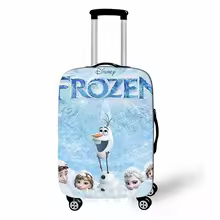 Cartoon Disney New Frozen Elsa Anna Luggage Cover Elastic Suitcase Protective Cover For Travel Bag Anti-Dust Protective Cover