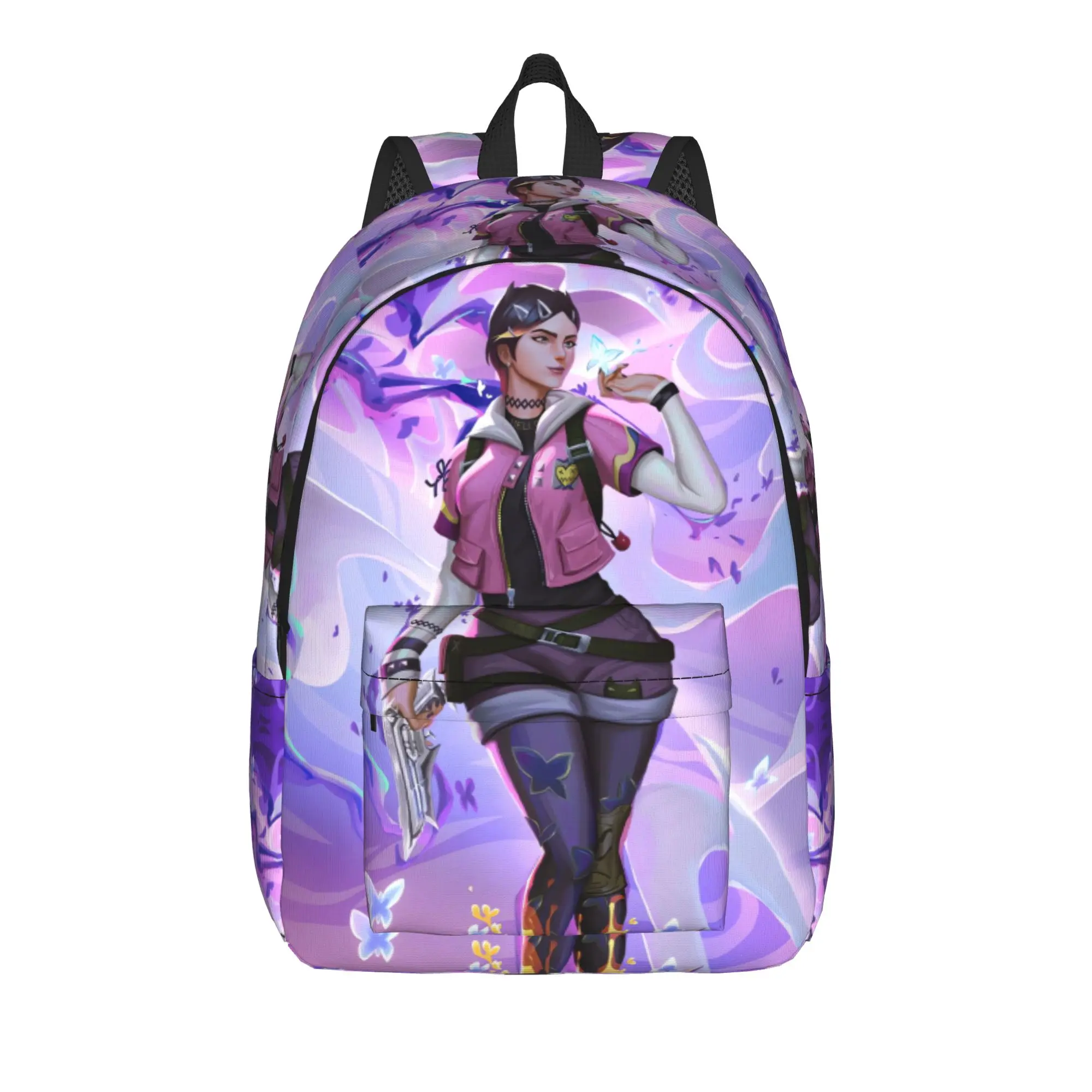 Killjoy Backpack V-Valorant Aesthetic Backpacks Youth Travel Pattern High School Bags Custom Rucksack