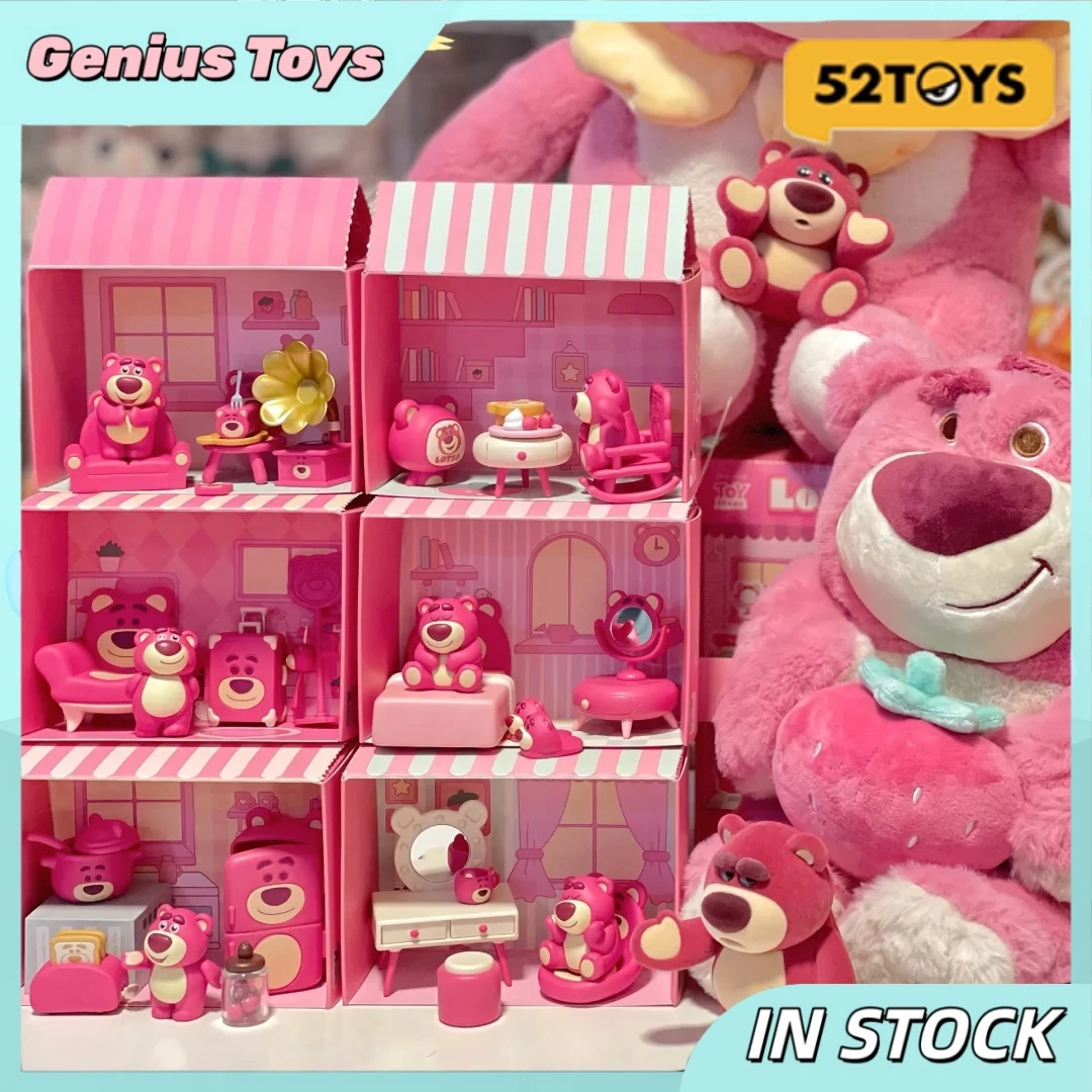 

52TOYS Disney слепая коробка История игрушек клубничный медведь серии для комнаты милый орнамент Коллекционная фигурка модная игрушка Рождественский подарок