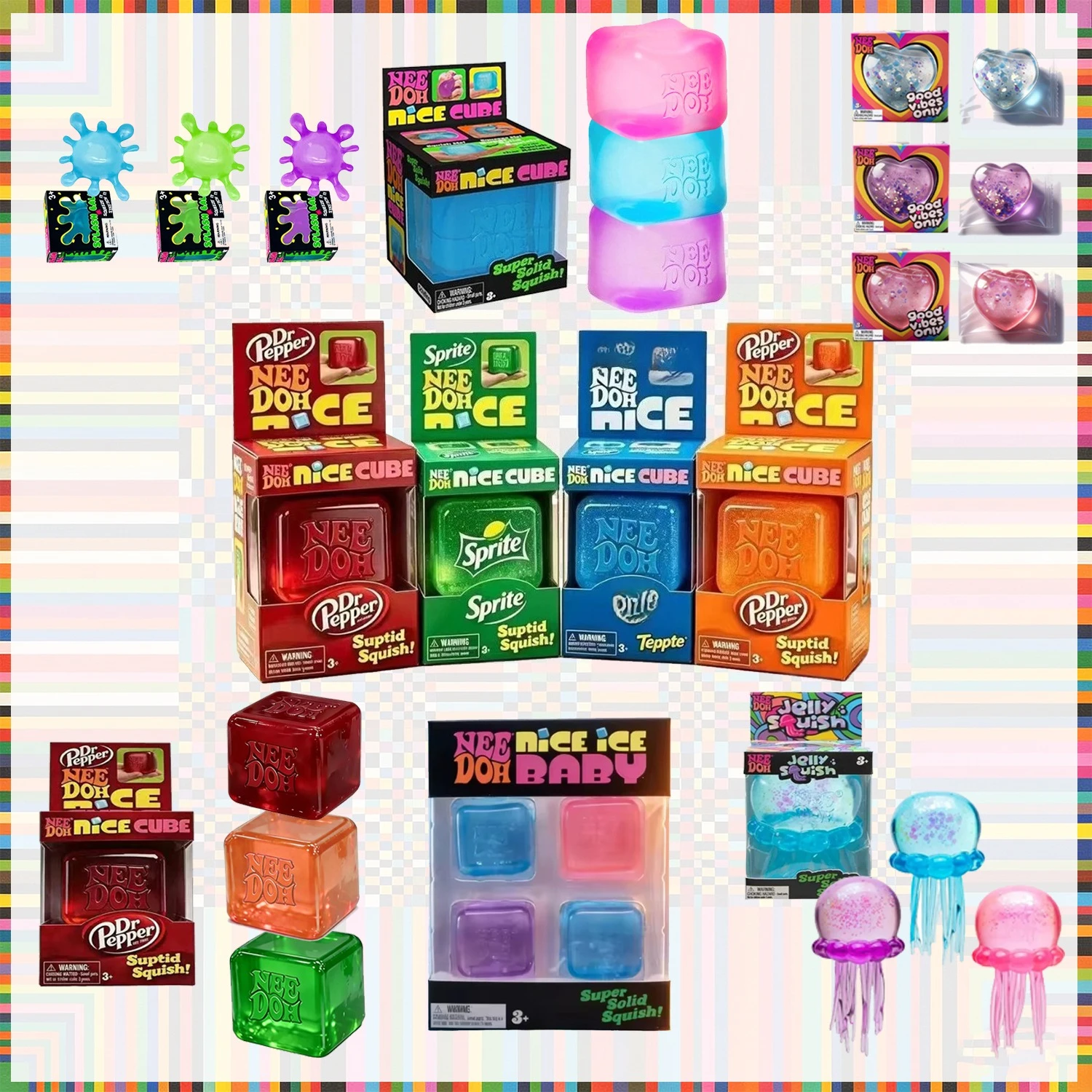 Fidget Cube Original - Kostka sensoryczna Needoh Nice Cube, zabawka