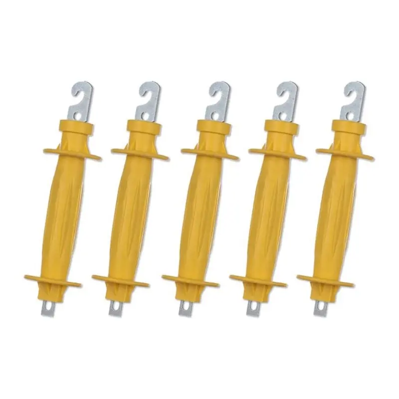 ABMH-High-Visibility Yellow Electric Fence Insulated Gate Secure Insulation Comfortable Grip For Farms Temporary Fencing