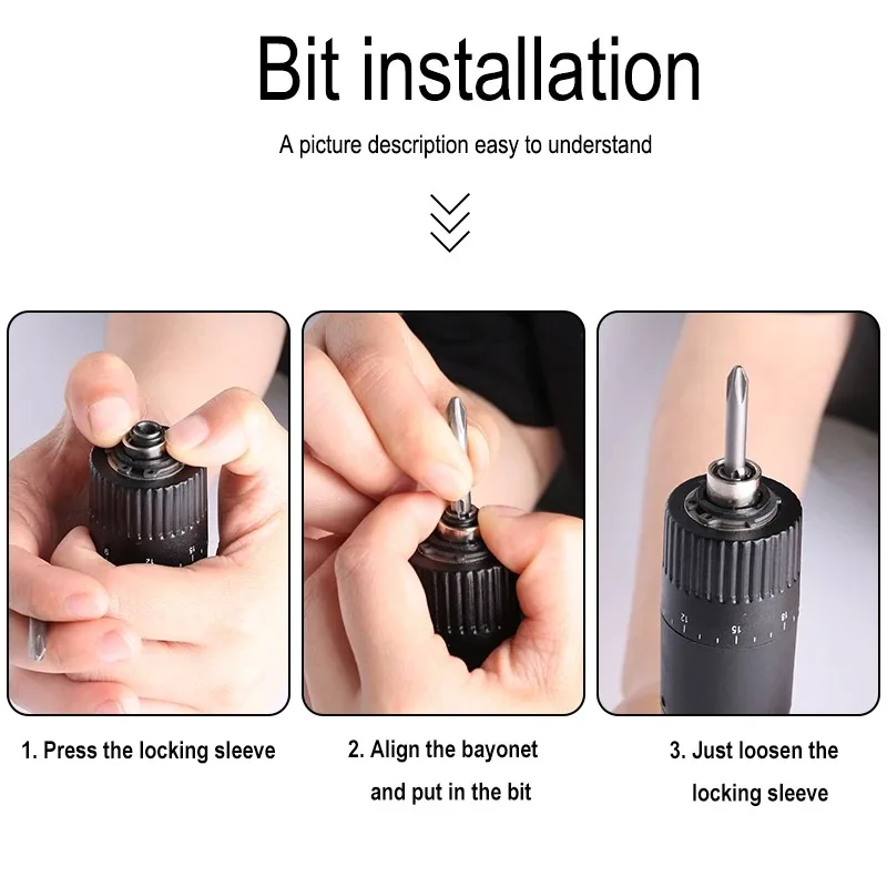 Imagem -03 - Cordless Electric Screwdriver Grupo Manual e Elétrica Wireless Power Screw Driver Precision Repair Tools