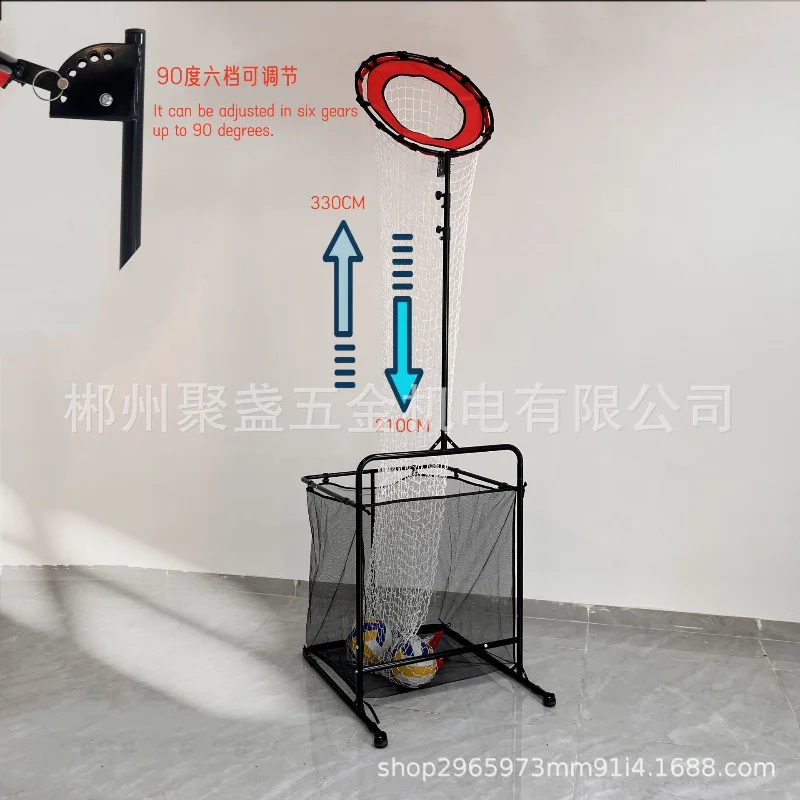 

Volleyball pad net frame Portable removable volleyball practice net Adjustable