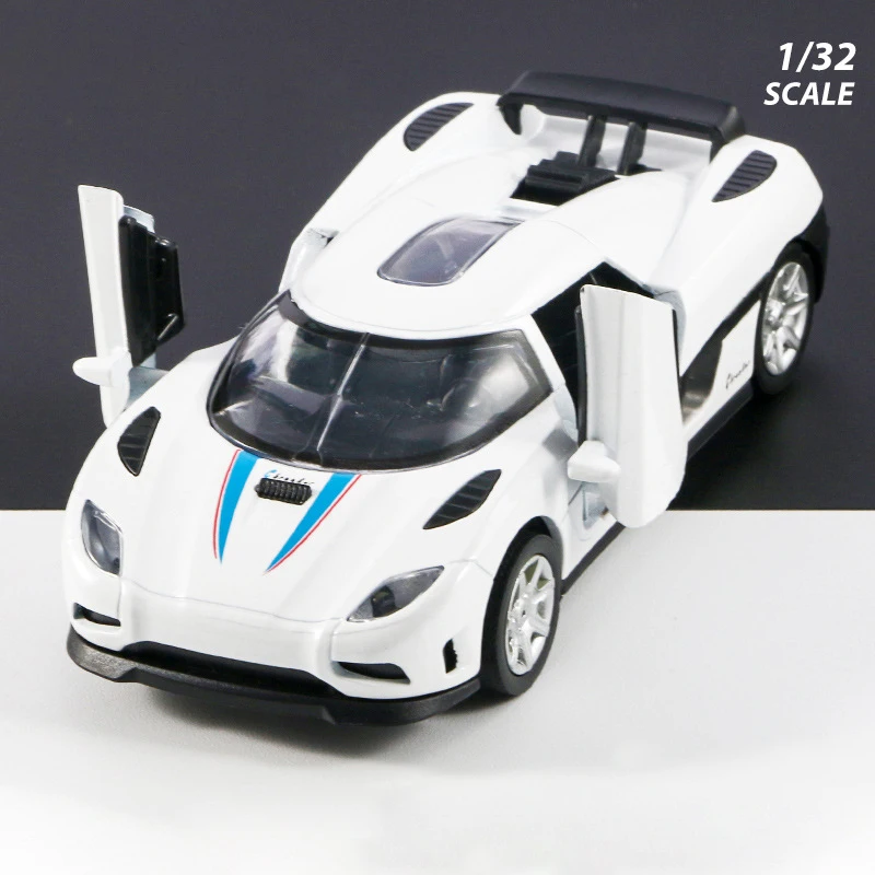 

1: 1 Koenigsegg Agera Supercar, игрушечный автомобиль из сплава, коллекционная металлическая модель автомобиля, игрушки для детей