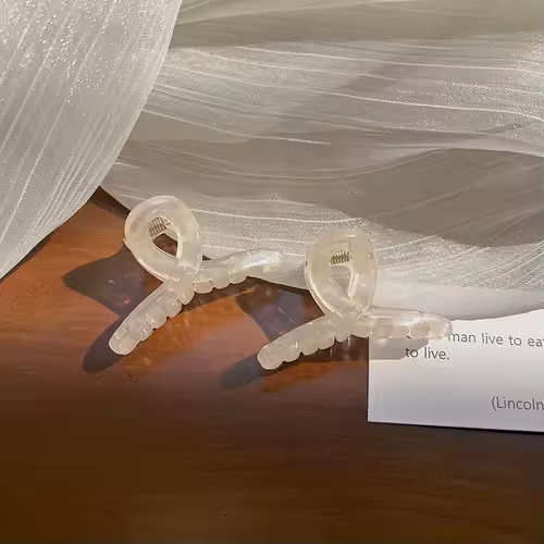 4.5cm Mini Cute Claw Clip Small Girl Hair Claw Semi Transparent Bangs Side Clip Small Shark Clip Women's Hair Apparel Accessory - Image 18