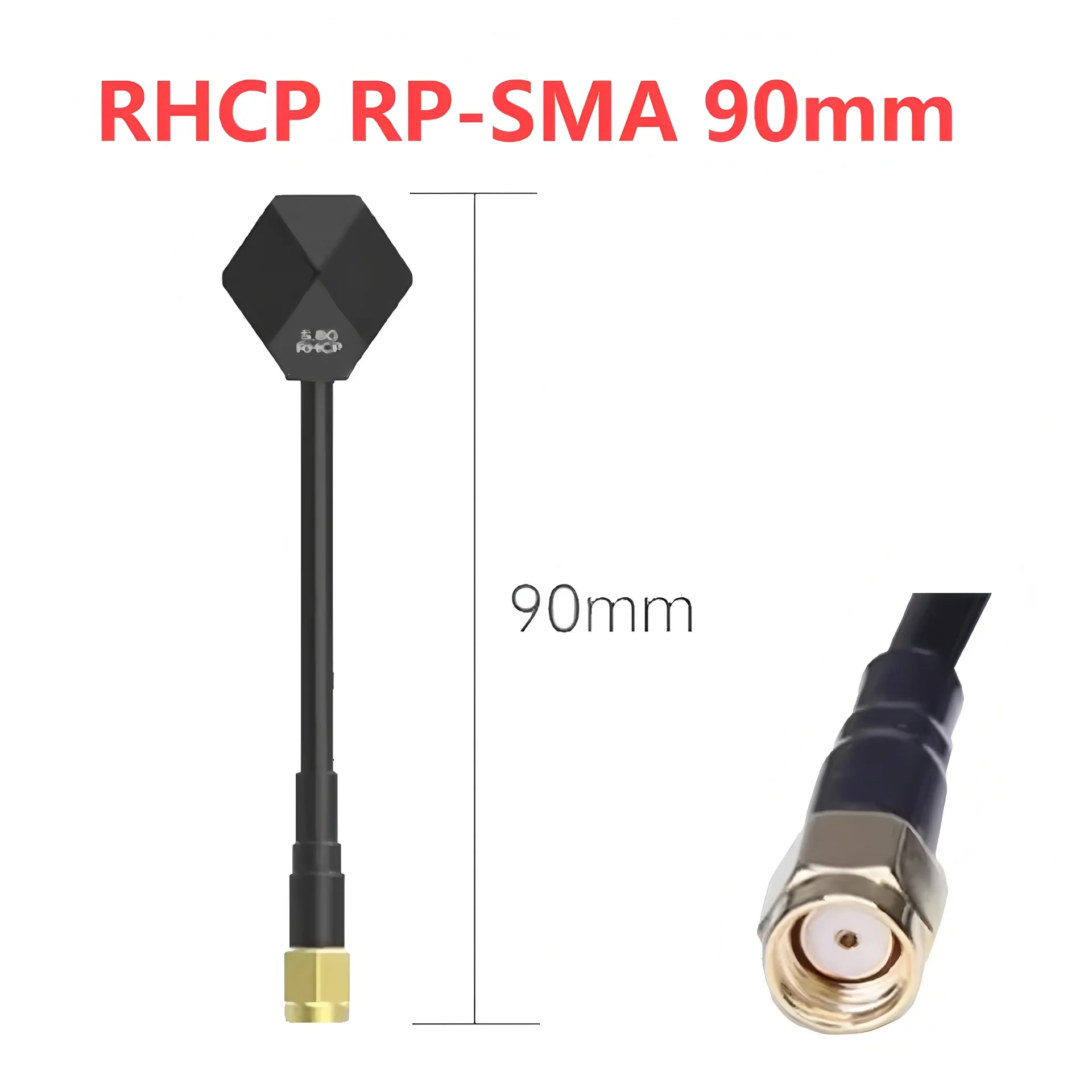 IFlight Albatross V2 SMA 5.8GHz 2.4dBi 안테나 LHCP RP SMA / RHCP SMA 90MM/130MM/180MM FPV 레이싱 드론 부품