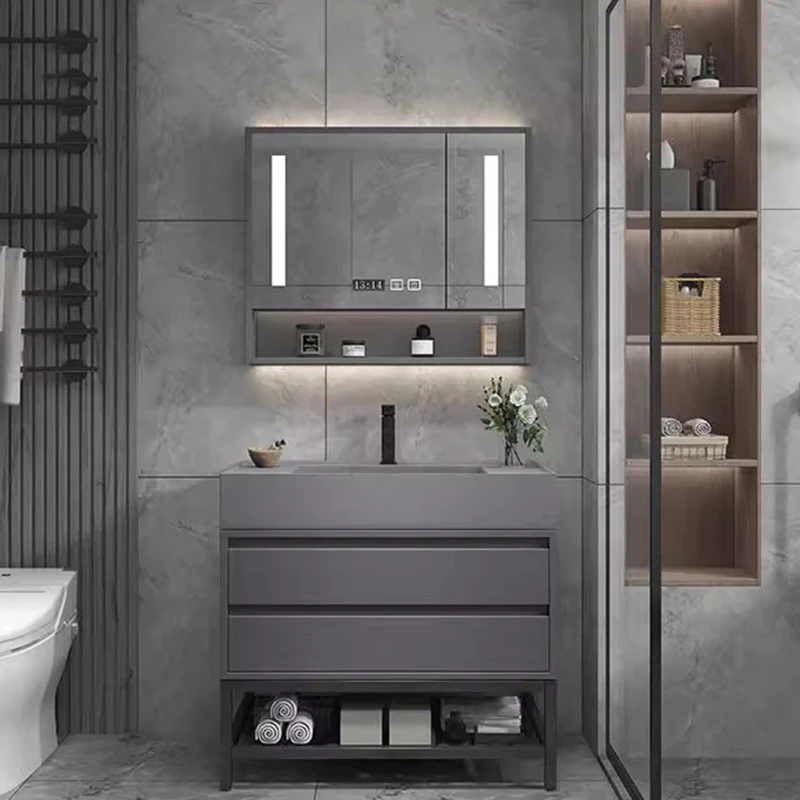 

Luxury Decorations Bathroom Cabinet Mirror Organizer Perfume Kitchen Cupboard Buffet Bedroom Partitions Gabinete Home Furniture