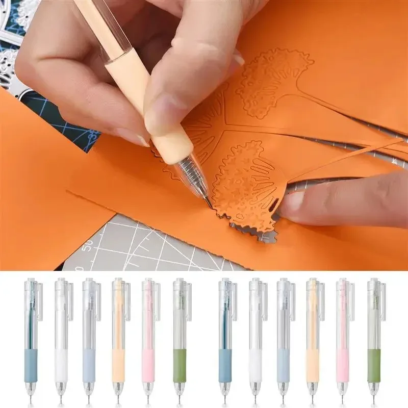 1-10PCS Art Utility Knife Pen Knife Cut Stickers Scrapbooking Cutting Tool Express Box Knife School Supplies DIY Craft Supplies