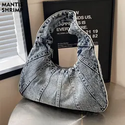 2024 New Fashion Handbags for Women Designer Cloth Shoulder Bags Female Simple Casual Underarm Bag Large Capacity Shopping Bags