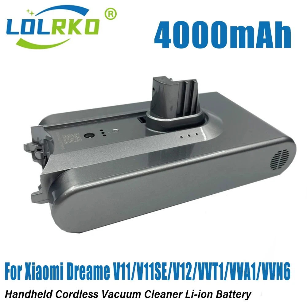 

Original for Dreame 25.2V 4000mAh V11 V11SE V12 VVT1 VVN6 VVA1 Wireless Vacuum Cleaner Battery Pack Replacement