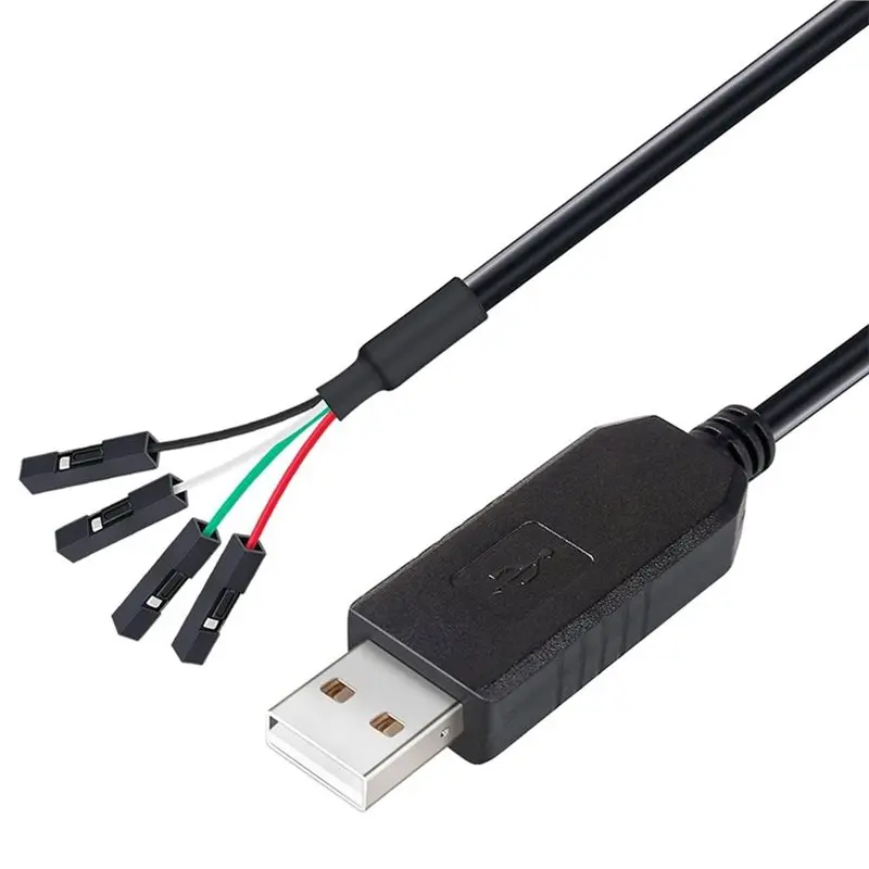 【HOT A69Z!】USB To TTL Serial 3.3V Adapter Cable 4 Pin 0.1 Inch Pitch Female Socket RX TX Signal Debugging Download Functionality