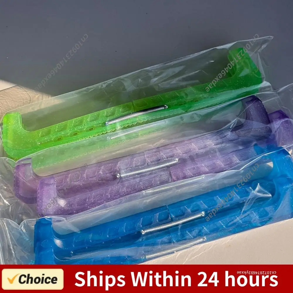 

Figure Skating Blade Cover Wear Resist Crystal Jelly Color Blades Guards Heavy-Duty PVC Protectors for Hockey & Figure Skates