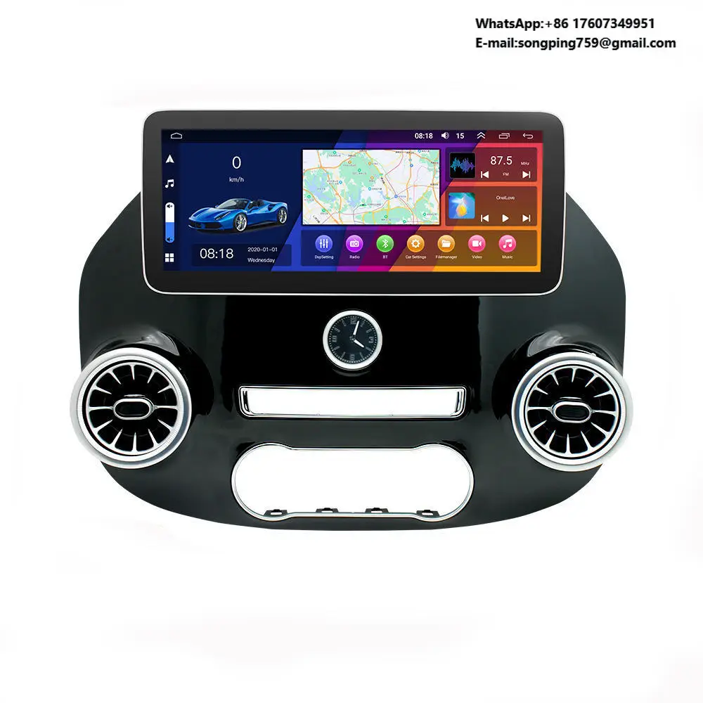

12.3-Inch Digital Screen with Android Radio CarPlay Compatible For Mercedes-Benz W447 2016-2023 Built-In GPS MP3 DSP Function