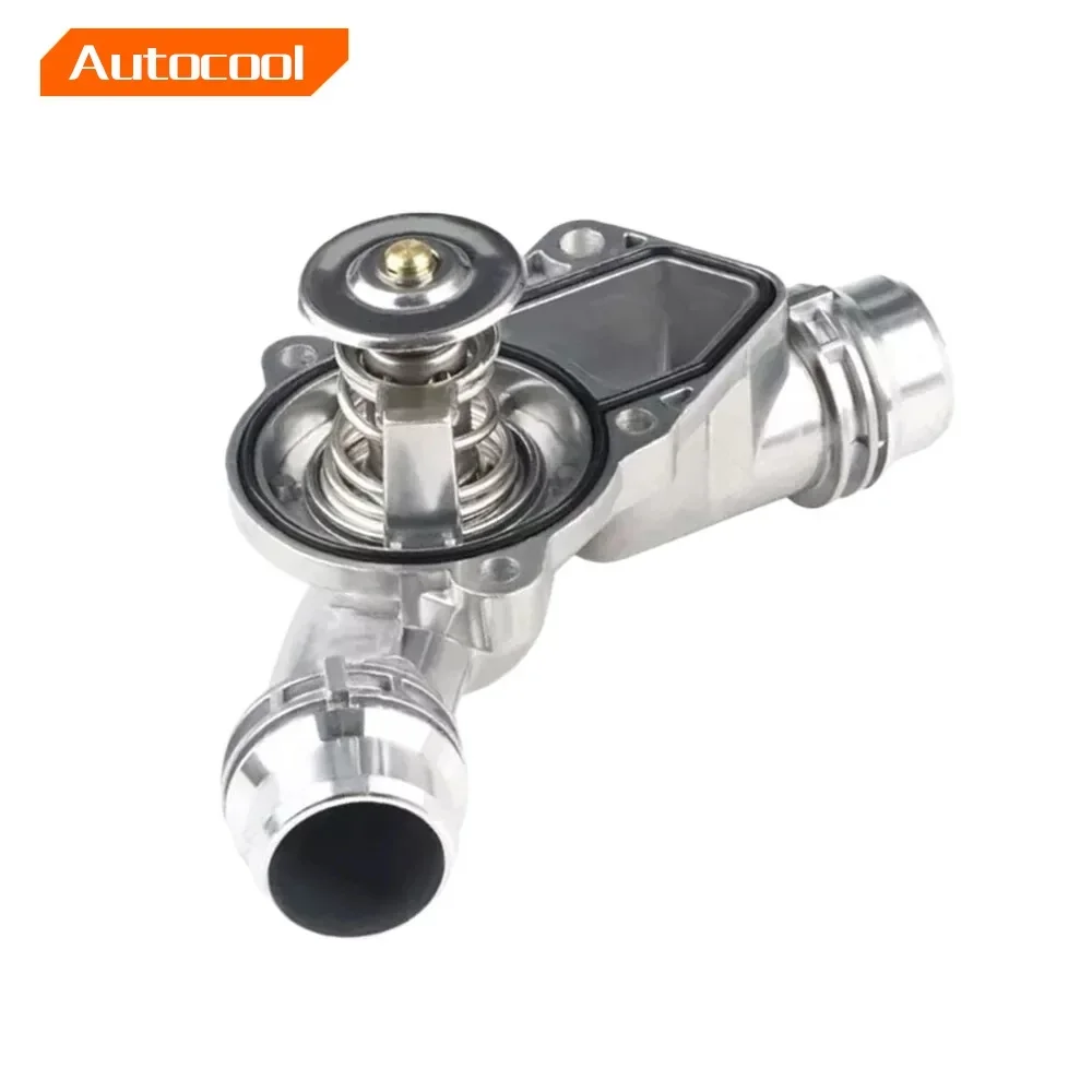 Aluminum Thermostat Housing Assembly Coolant Water Pump Outlet For BMW E46 E39 X3 X5 Z3 Z4 320i 325i 330i 525i 530i 11531437040