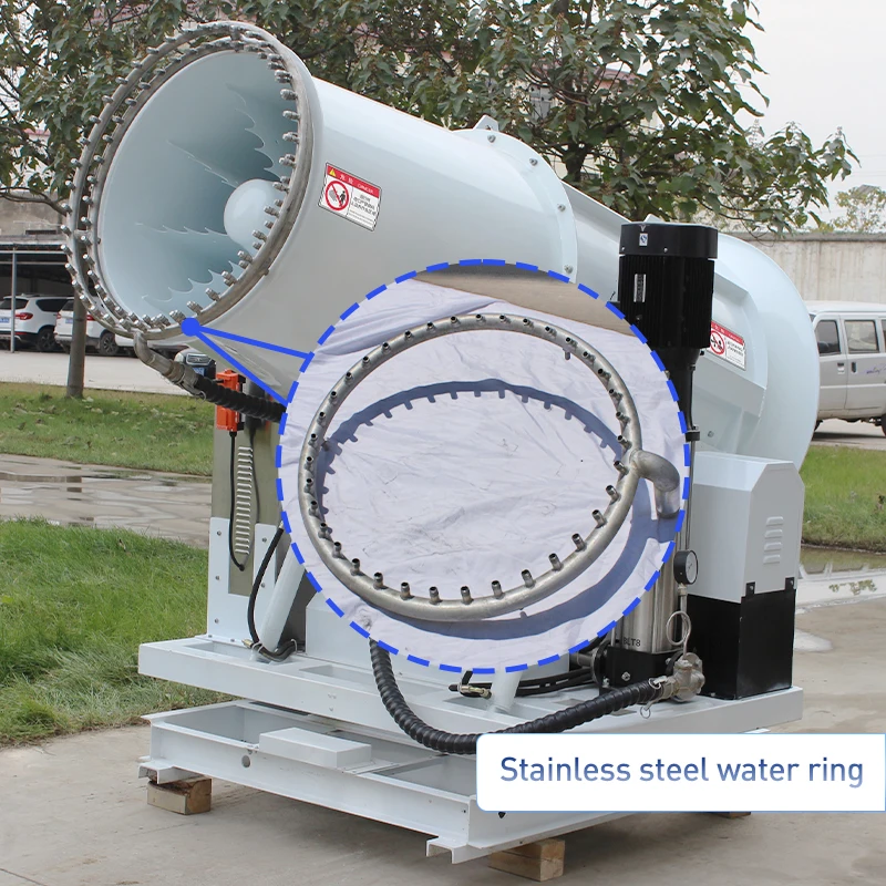 Brume d'eau de contrôle de poussière environnementale de machine de canon de brouillard de pulvérisateur