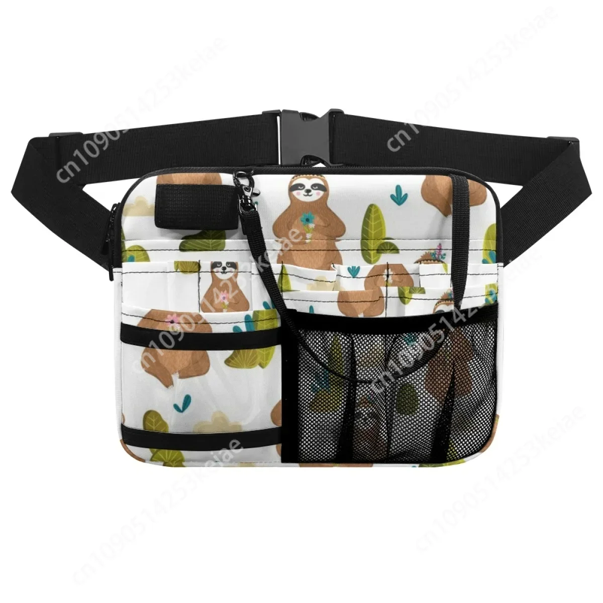 Cartoon Koala Print Fashion Nurse Waist Bag Medical Hospital Work Multi Pocket Adjustable Belt Bag Tool Holder Print on Demand