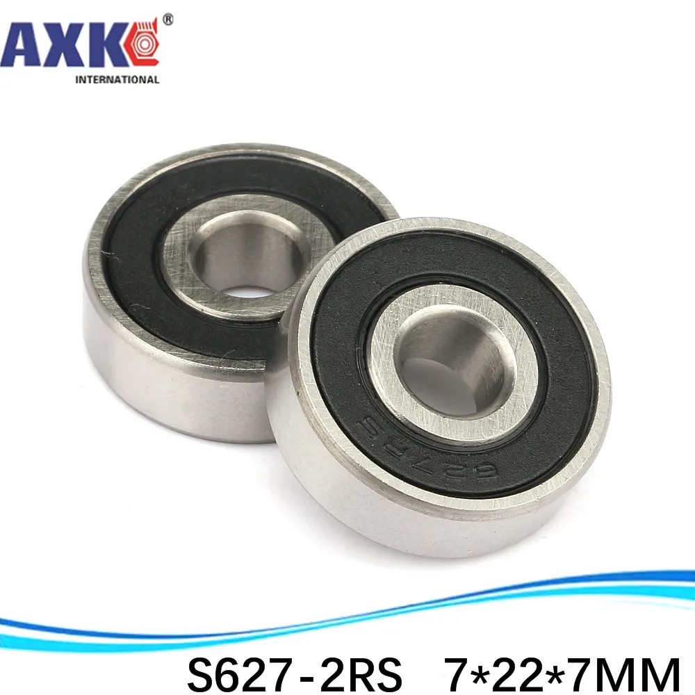 

Bearings (1pcs) SUS440C Environmental Corrosion Resistant Stainless Steel (rubber Seal Cover) S627-2RS 7*22*7 Mm * Inch Bearing