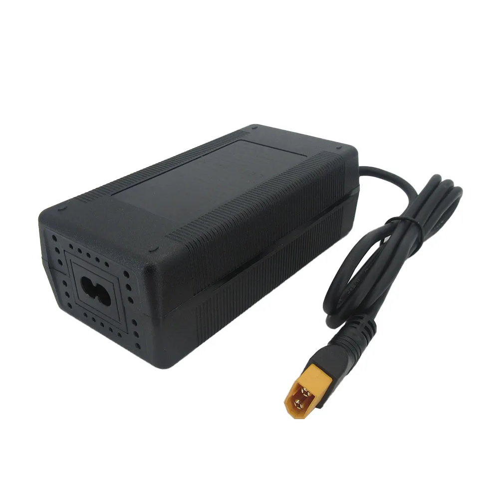58.4V 2A 3A 5A Lifepo4 Fast Charger 48V 16S 20AH Lithium Iron Phosphate Energy Storage Battery Chargers with Fan XT60 Connector