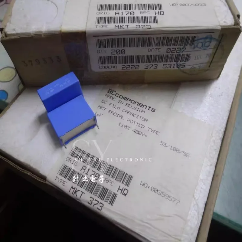 

5PCS MKT373 1.0uf/400v 1u0 1uf 105 New film capacitor 22MM