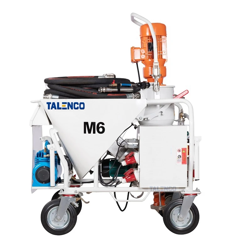 High Quality Mortar Plastering Machine M6 Mortar Cement Gypsum Base Spray Plastering Machine
