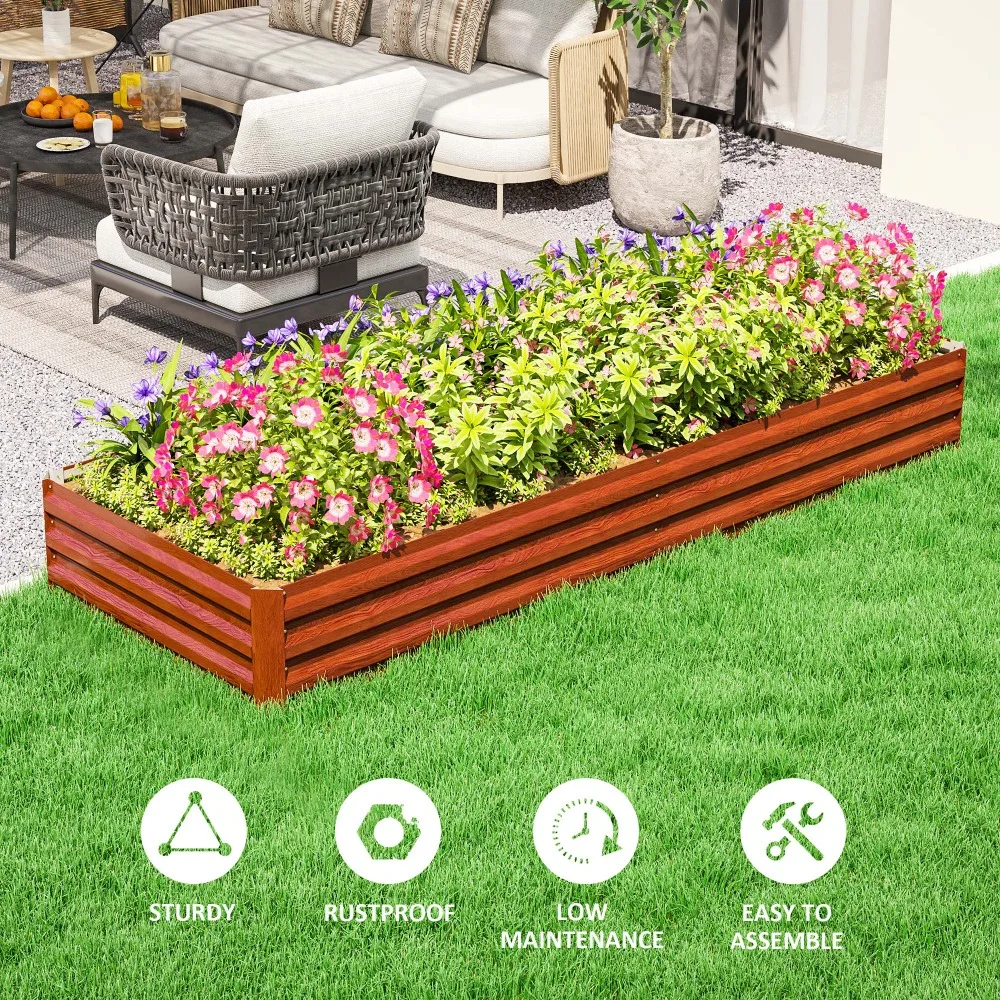 

Keeps weeds away and provides good drainage with an open bottom, Plant Shelves