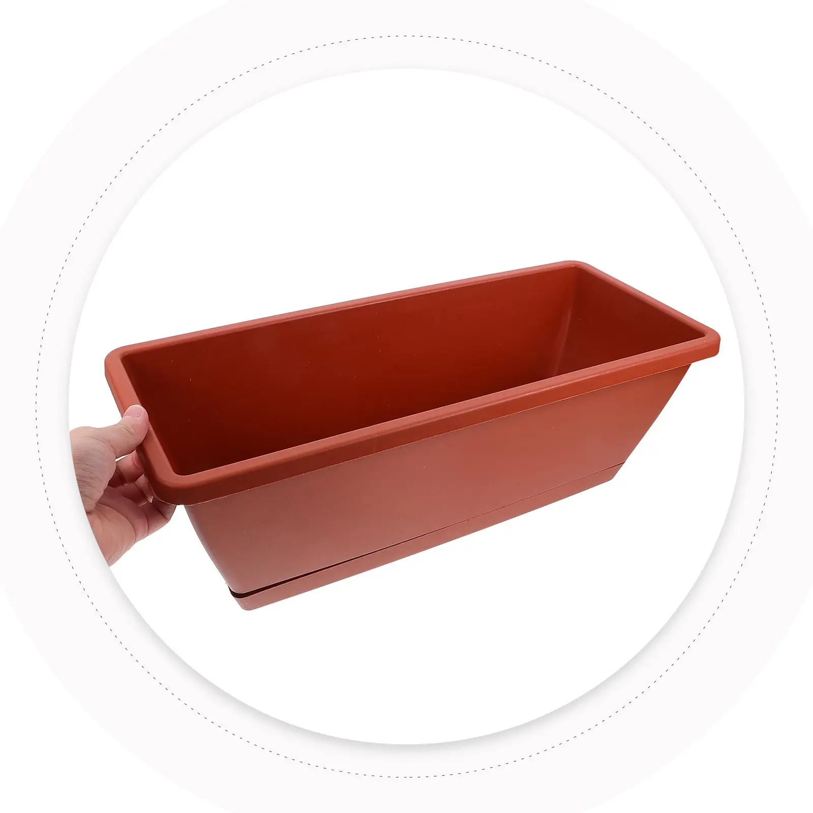 6 Pcs Decorations Planter Office Indoor Pots Vegetables Growing Container Plastic Bonsai Flowerpot