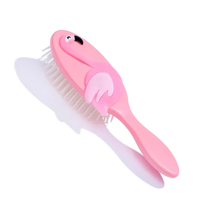 Baby Pink Hairbrush Girls Hair Comb Candy Color Hairbrush Scalp Massage Comb Women Wet Curly Detangle Hair Brush Girl Hair Brush