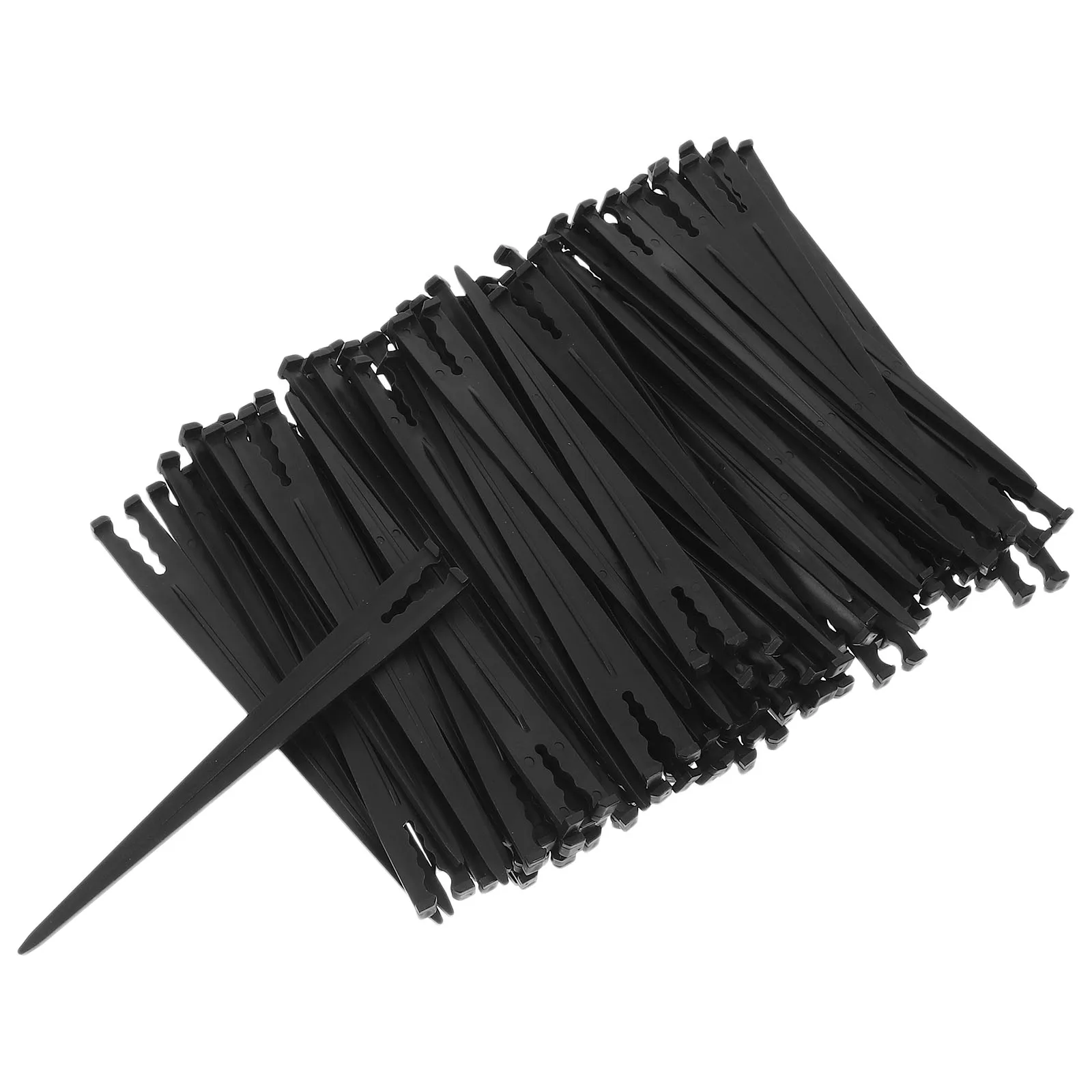 

80 Pcs Drip Irrigation Stakes Hose Tubing Brackets Yard Garden Christmas Light Ground Supports Plastic Various Soils Large