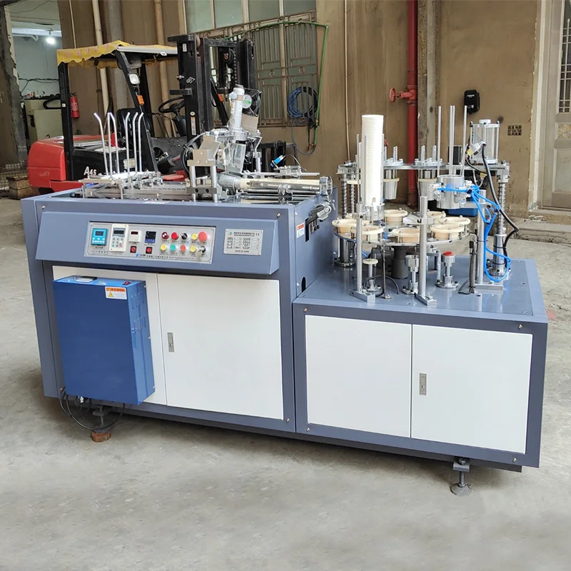 Fully Automatic Paper Cup Production Line with Sleeve Making and Printing for Coffee Tea Cups Factory