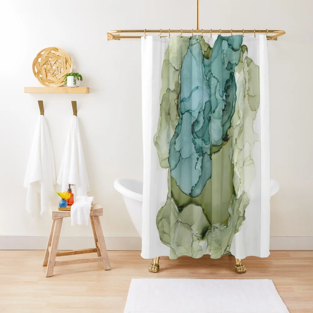 

| moss | aquamarine | Shower Curtain Cover Bathtub Bathroom Shower Curtain