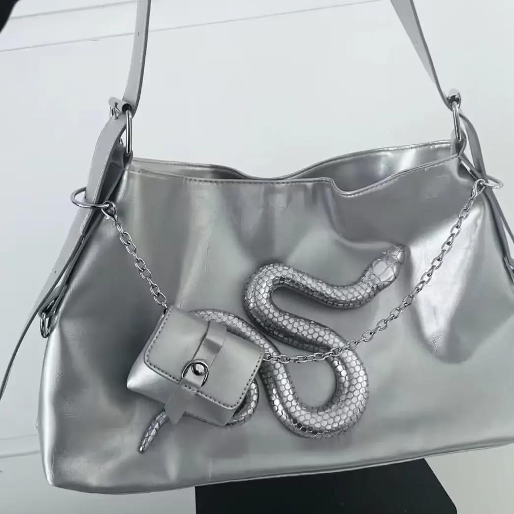 

Оригинальный дизайнерский бренд, сделанные на заказ трехмерные змеиные ручные сумки через плечо на одно плечо для женщин