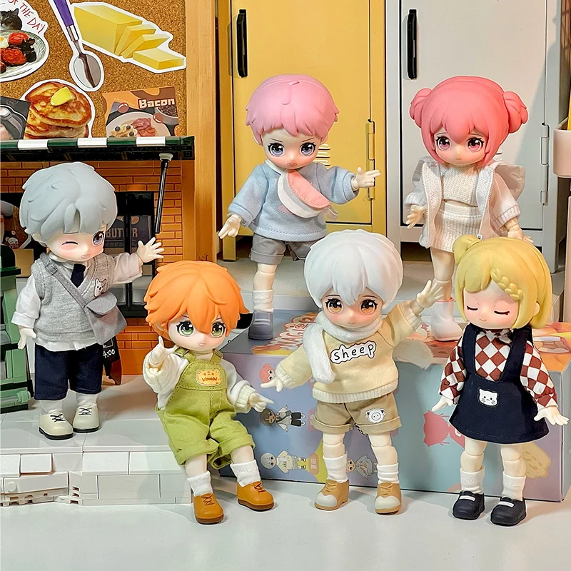 NAGI Beast Kindergarten Series Obtisu11 Bjd Blind Box 1/12Bjd Dolls Kawaii Doll Caja Ciega Action Figures Toys Model Mystery Box